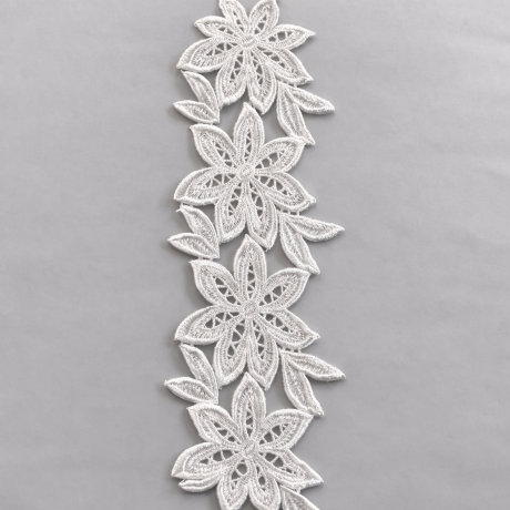 Aplikacja gipiurowa biała -TAŚMA